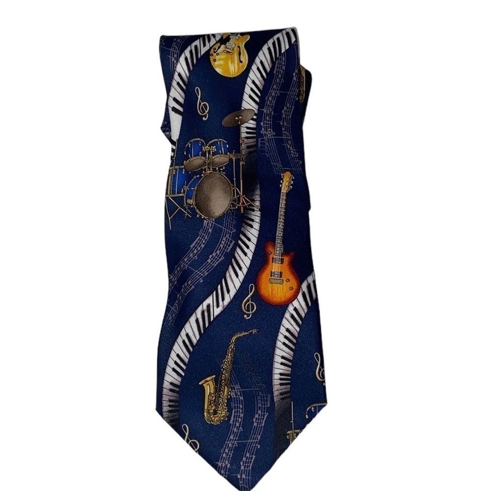 UTOPIA 100% Rayon‎ musical instrument tie